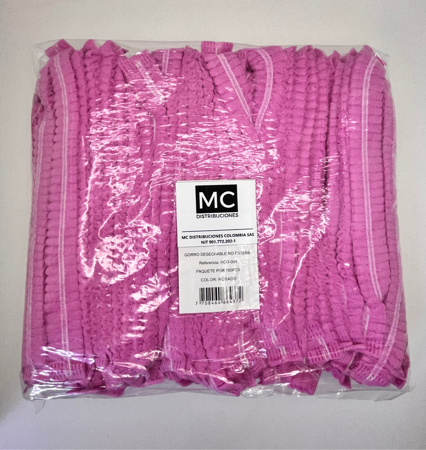 Gorro Oruga / Cofias Desechable x100 Unds