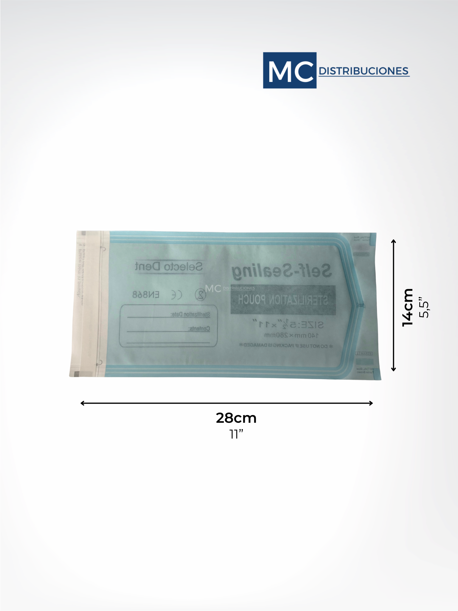 Bolsa para Esterilizar x200 Unds Autosellado