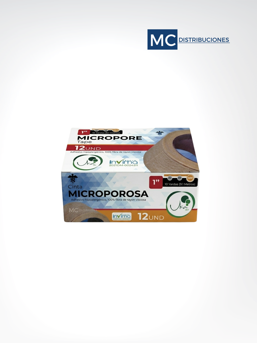 Cinta Microporosa Color Piel