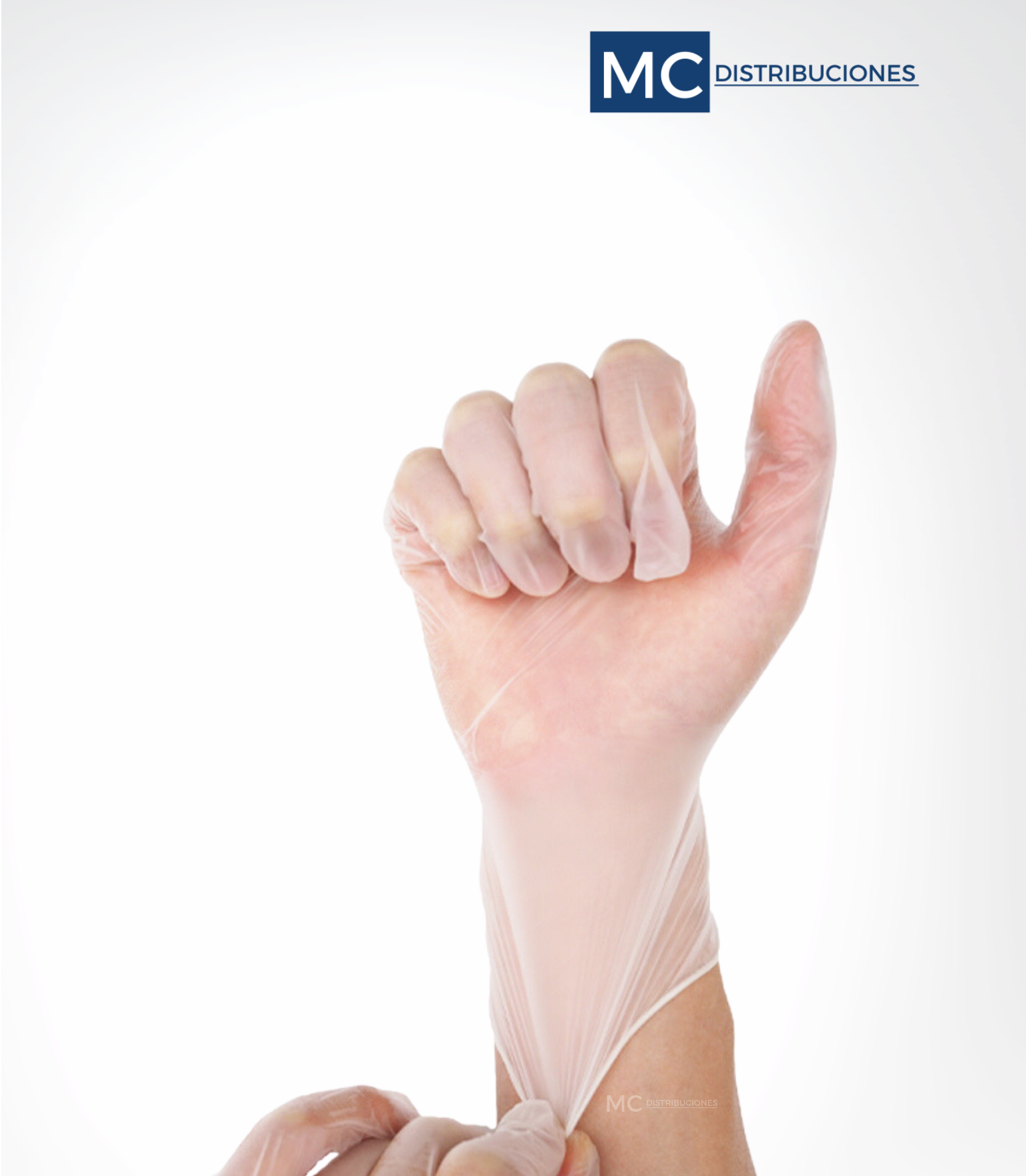 Guantes De Vinilo Caja x100 Unds