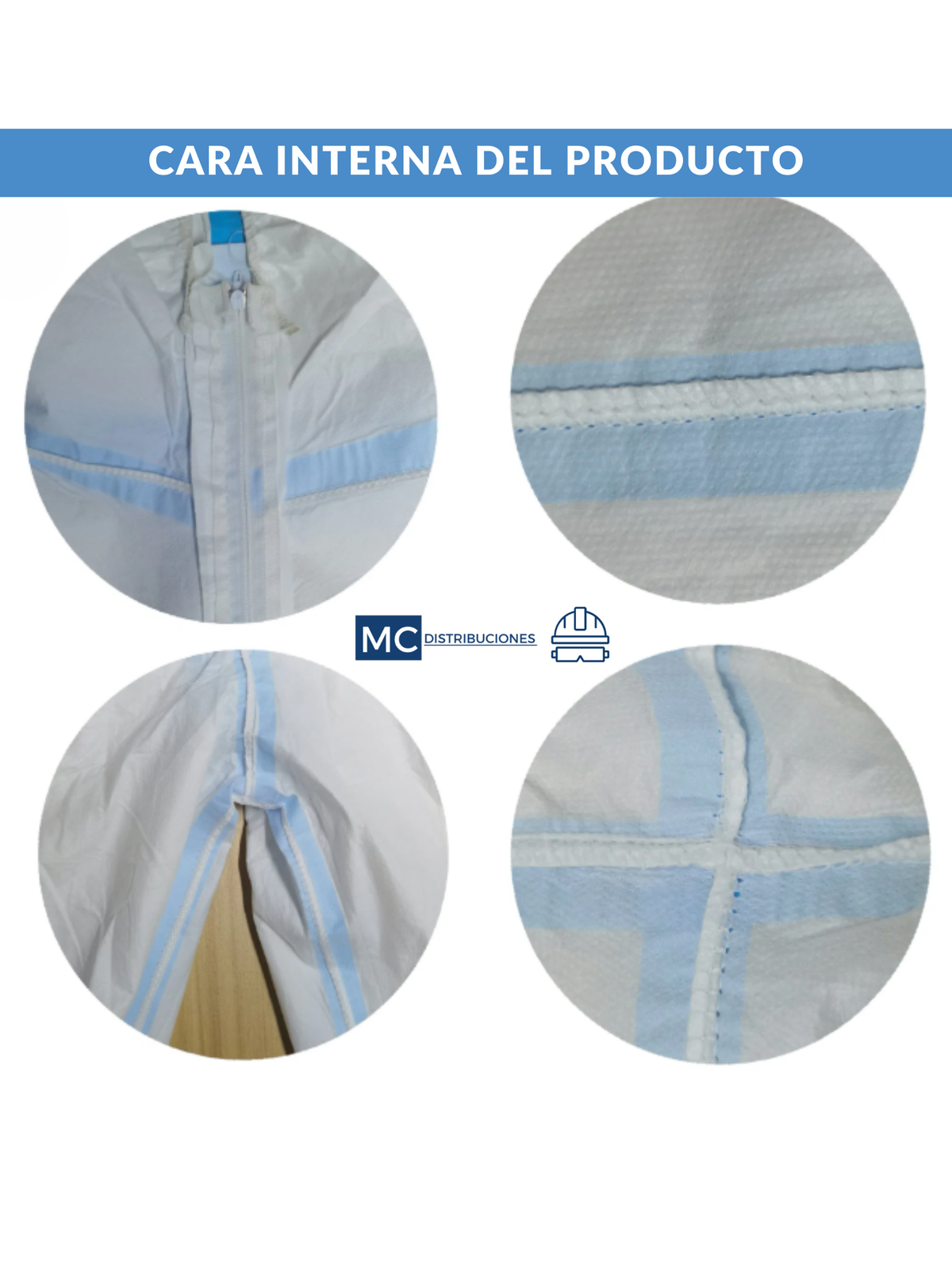 Traje Tyvek Antifluidos Desechable