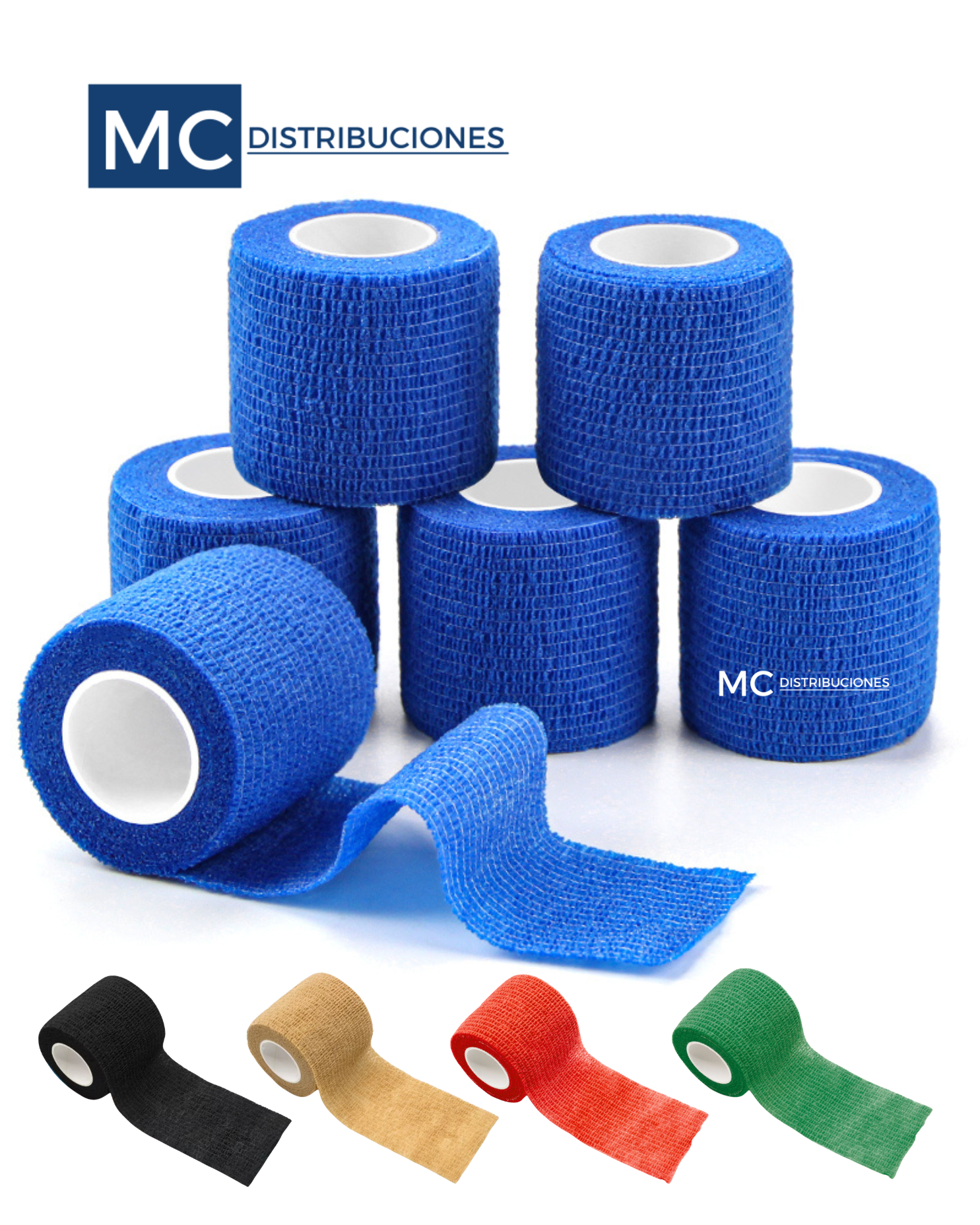 Venda/cinta elástica cohesiva 6"X5yds