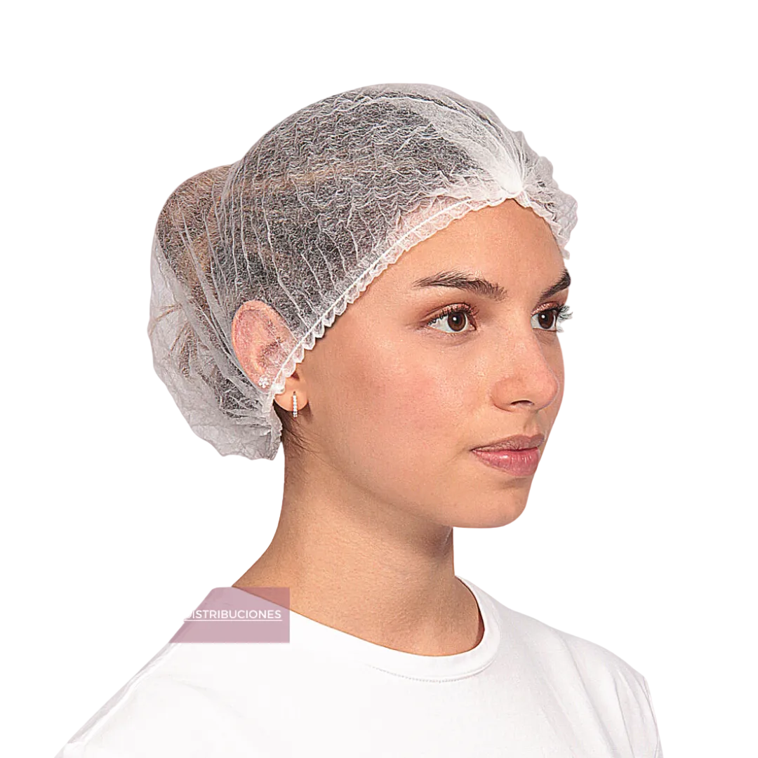 Gorro Oruga / Cofias Desechable x100 Unds