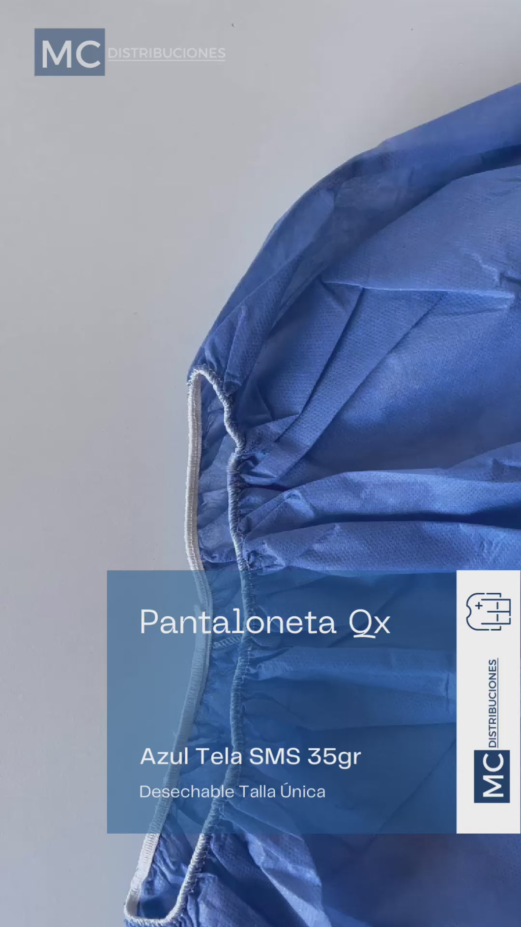 Pantaloneta Desechable Para Caballero Spa