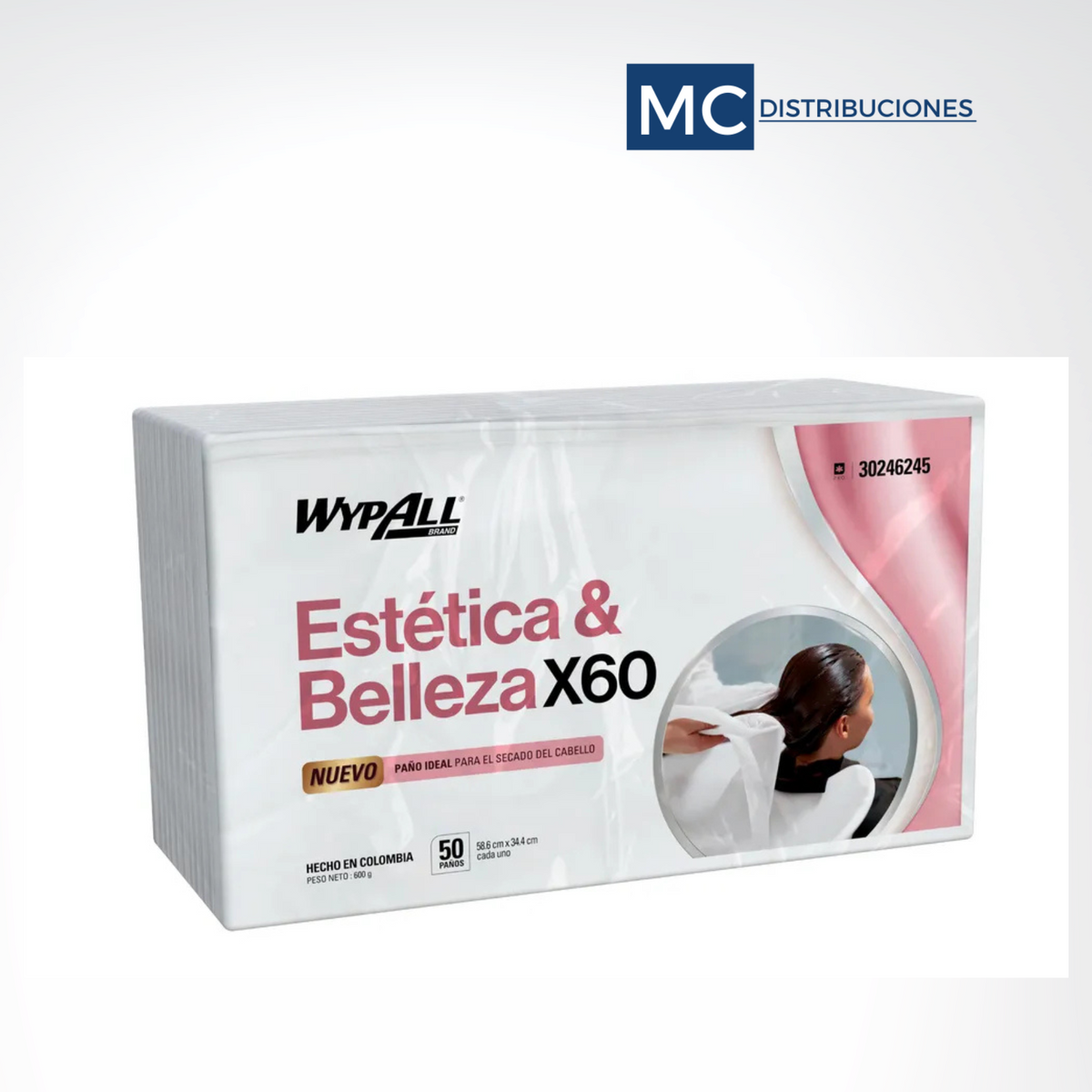 Toalla Wypall X60 Peluquería Estética y Belleza